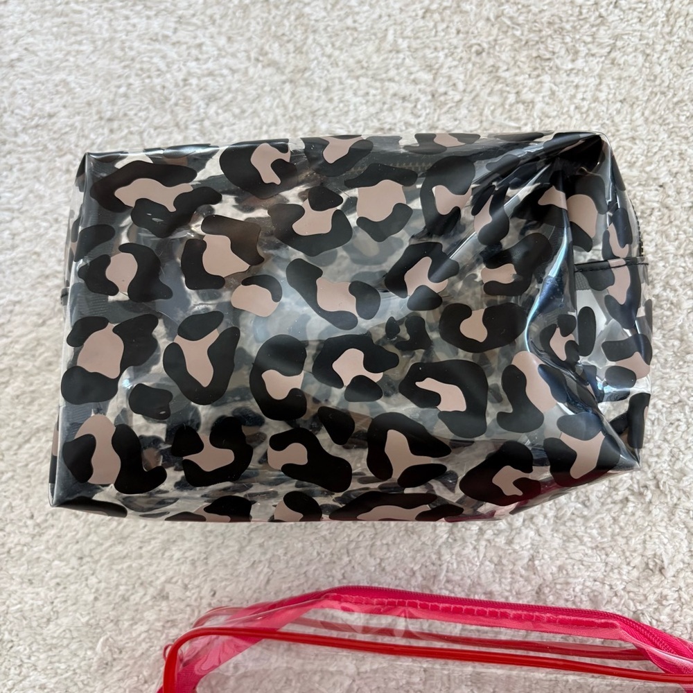Clear Travel Zip Toiletry Bag Set - Picture 3 of 12